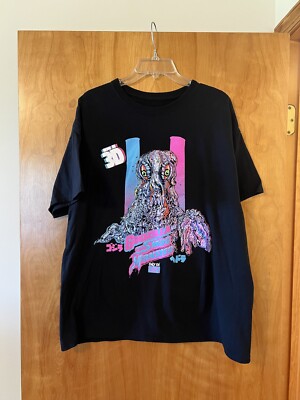 Godzilla Vs. The Smog Monster VHS Now In 3D T-Shirt Graphic Hedorah Tee Movie-image