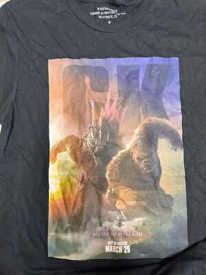Godzilla X King Kong The New Empire Promotional T-Shirt, New - Nice! Photos!!-image