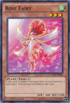 Moderately Played, English Yu Gi Oh Rose Fairy - LC5D-EN091 - Common - 1st Editi-image