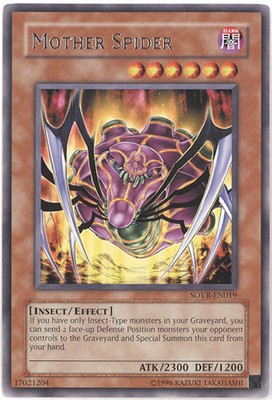 Yu-Gi-Oh Card - SOVR-EN019 - MOTHER SPIDER (rare) - NM-image
