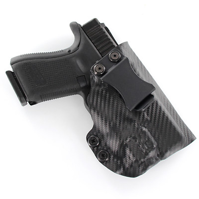 Glock - IWB Tactical Holster - Olight PL-Mini 2 - Black Carbon Fiber-image