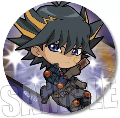 Yu-Gi-Oh! Badge Pins Fudo Yusei Yu-Gi-Oh Series Trading Can Pukasshu Japan-image