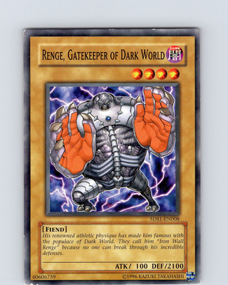 Yu-Gi-Oh Renge, Gatekeeper Of Dark World 5DS1-EN008 Unlimited Common Card LP-image