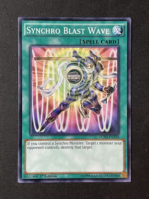 Yu-Gi-Oh TCG #LC5D-EN250 Synchro Blast Wave 1st Edition Common LP-image