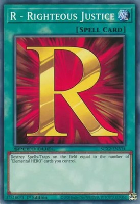 R - Righteous Justice - SGX2-ENA14 - Common - 1st Edition - Near Mint-image