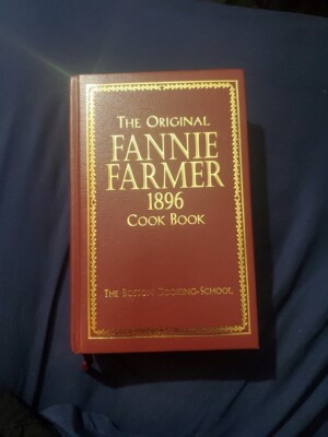 The Original FANNIE FARMER 1896 COOK BOOK - Hardcover - w Gilded Edges-image
