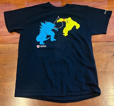 2024 Godzilla vs Kong The New Empire T-Shirt American Red Cross Give Blood Promo-image