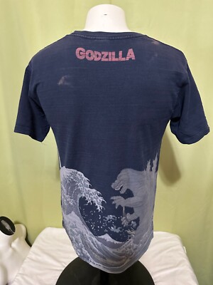 Godzilla Toho Men's Dark Blue T Shirt Size Medium-image