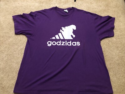 Delta Godzilla Godzidas Purple Shirt Size 2XL Graphic T-shirt-image