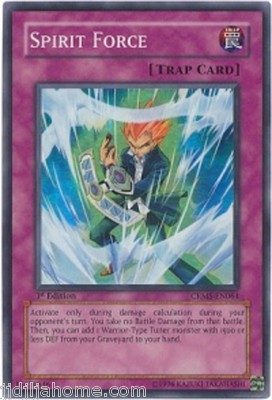 CRMS EN064 1ST ED 1X SPIRIT FORCE SUPER RARE CARD-image