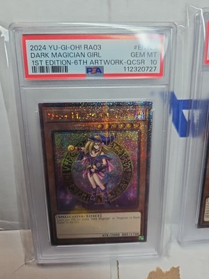 YUGIOH PSA 10 2024 Dark Magician Girl RA03-EN123 6th QCR 1st Edition *1679-image