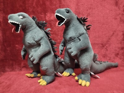 Vintage Godzilla Black White Eye 9