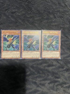 Yugioh! Blackwing - Bora the Spear - LC5D-EN111 - Ultra Rare 1st Ed NM (Playset)-image