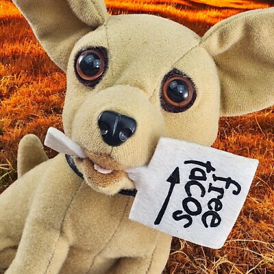 Yo Quiero Taco Bell Plush Dog Chihuahua Godzilla Movie Promo Here Lizard Lizard-image