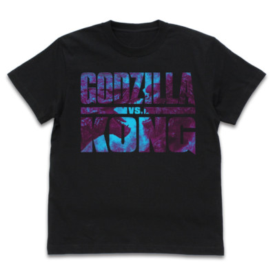 Godzilla vs Kong Logo T-shirt/BLACK TOHO Godzilla Store Japanese Character Kaiju-image