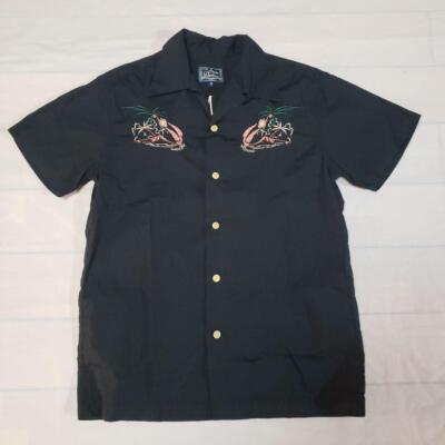 Studio DArtisan Godzilla collaboration embroidery shirt M size Godzilla-image