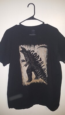 GODZILLA Kaiju Shirt - LARGE - Black TOHO Warner Bros-image