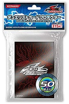 Yugioh 5D's Dragon Emblem Official Sleeve 50 pieces from Japan Konami NEW-image