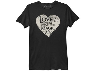 Once Upon A Time T-Shirt Love is The Most Magic Juniors Fairy Tale Witch Classic-image