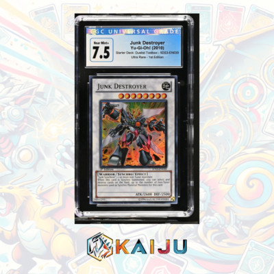 Yu-Gi-Oh! Junk Destroyer 2010 5DS3-EN039 Ultra Rare 1st Ed CGC 7.5-image