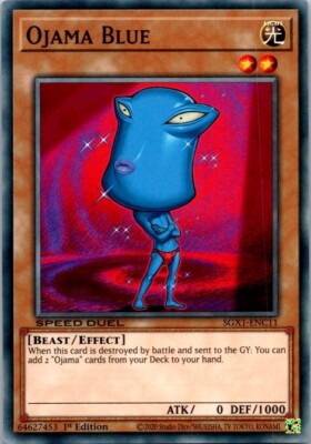 Ojama Blue SGX1-ENC11 Speed Duel GX: Duel Academy Box 1st Edition-image