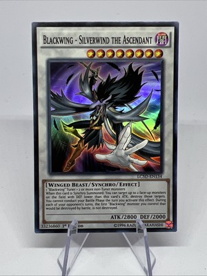 Yugioh Blackwing - Silverwind The Ascendant LC5D-EN134 Super Rare 1st Ed NM-image