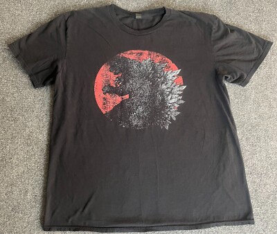 godzilla shirt size xl black japan anime y2k-image