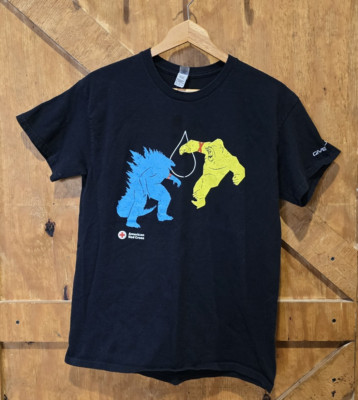 Godzilla X Kong The New Empire American Red Cross Give Blood T Shirt Medium-image