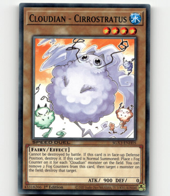 Yugioh Cloudian - Cirrostratus Speed Duel GX: Duelists of Shadows-image