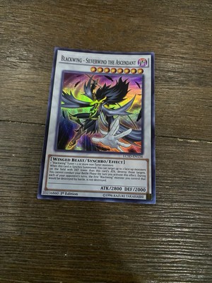 Yu-Gi-Oh Blackwing Silverwind the Ascendant LC5D-EN-134 1st Edition Super Rare-image