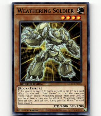 Yugioh Weathering Soldier - Speed Duel GX: Midterm Destruction-image