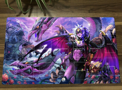 NEW YGO GX Anime Playmat Yubel Trading Card Game CCG TCG OCG Mat + Bag-image