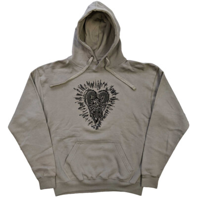 Gojira - Fortitude Heart- Pullover Grey Hooded Sweatshirt-image