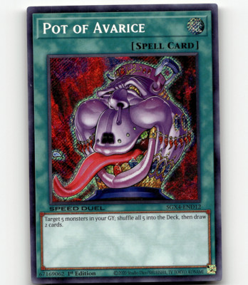 Yugioh Pot of Avarice (Secret Rare) - Speed Duel GX: Midterm Destruction-image
