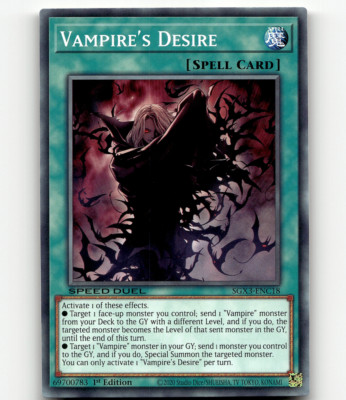 Yugioh Vampire's Desire Speed Duel GX: Duelists of Shadows-image