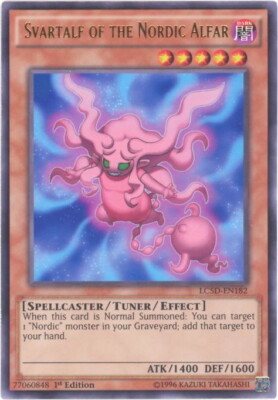 Yu-Gi-Oh Card - LC5D-EN182 - SVARTALF OF THE NORDIC ALFAR (ultra rare) - NM/Mint-image