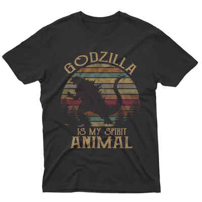 SALE My Spirit Animal Vintage Godzilla T-Shirt Classic Movie Shirt Gift For Fan-image