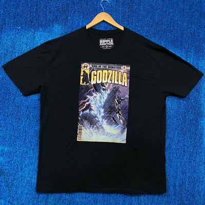 Godzilla Cartoon T-shirt Size 2XL-image