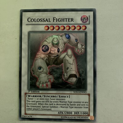 Yu-Gi-Oh! TCG Colossal Fighter 5D's Starter Deck 5DS1-EN043 1st Edition Super...-image