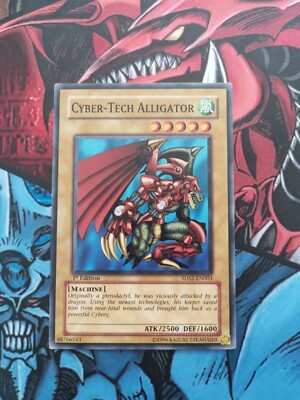 Cyber-Tech Alligator 5DS2-EN003  1st Edition Common Yu-Gi-Oh Card-image