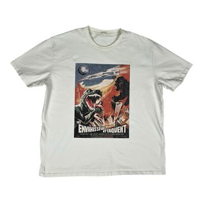 John Galt California Shirt Les Envahisseurs Attaquent Size XL King Kong Godzilla-image