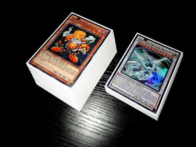 Yugioh 5Ds Complete Synchron Deck! Cosmic Blazar Shooting Quas + Sleeves + Bonus-image