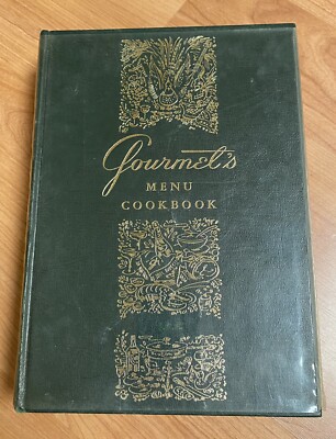 Gourmet's Menu Cookbook: Menus & Recipes Vintage 1963 Cook Book-image