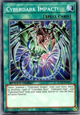 Cyberdark Impact! SGX1-ENG15 Speed Duel GX: Duel Academy Box 1st Edition-image