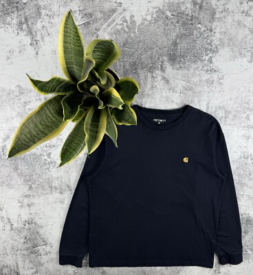 Vintage Carhartt Skate Rap Hip Hop Basic Blank Longsleeve Sweatshirt T Shirt Tee-image