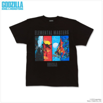 GODZILLA King of the Monsters Elemental T-shirt TOHO Godzilla Store Collection-image