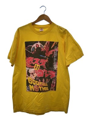 Alstyle 00S/Mothra Vs. Godzilla/T-Shirt/L/Cotton/Ylw-image