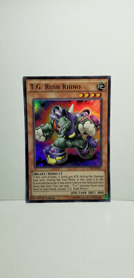 Yu-Gi-Oh T.G. Rush Rhino LC5D-EN210 Ultra Rare 1st Edition NM-image