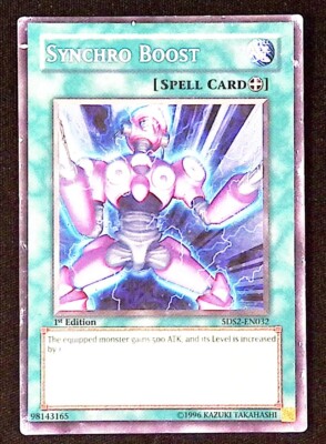 Synchro Boost 1st Edition YuGiOh5D's Starter Deck 2009 Spell Common-image