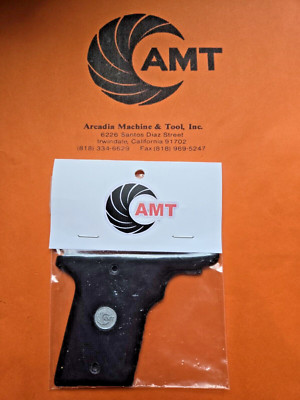 AMT Large Frame Backup Custom grips w/medallions - Brand New-image